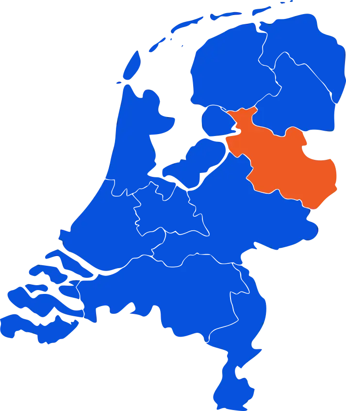 Dakdekker Overijssel Map