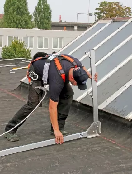 Dakdekker in de buurt van Zwolle